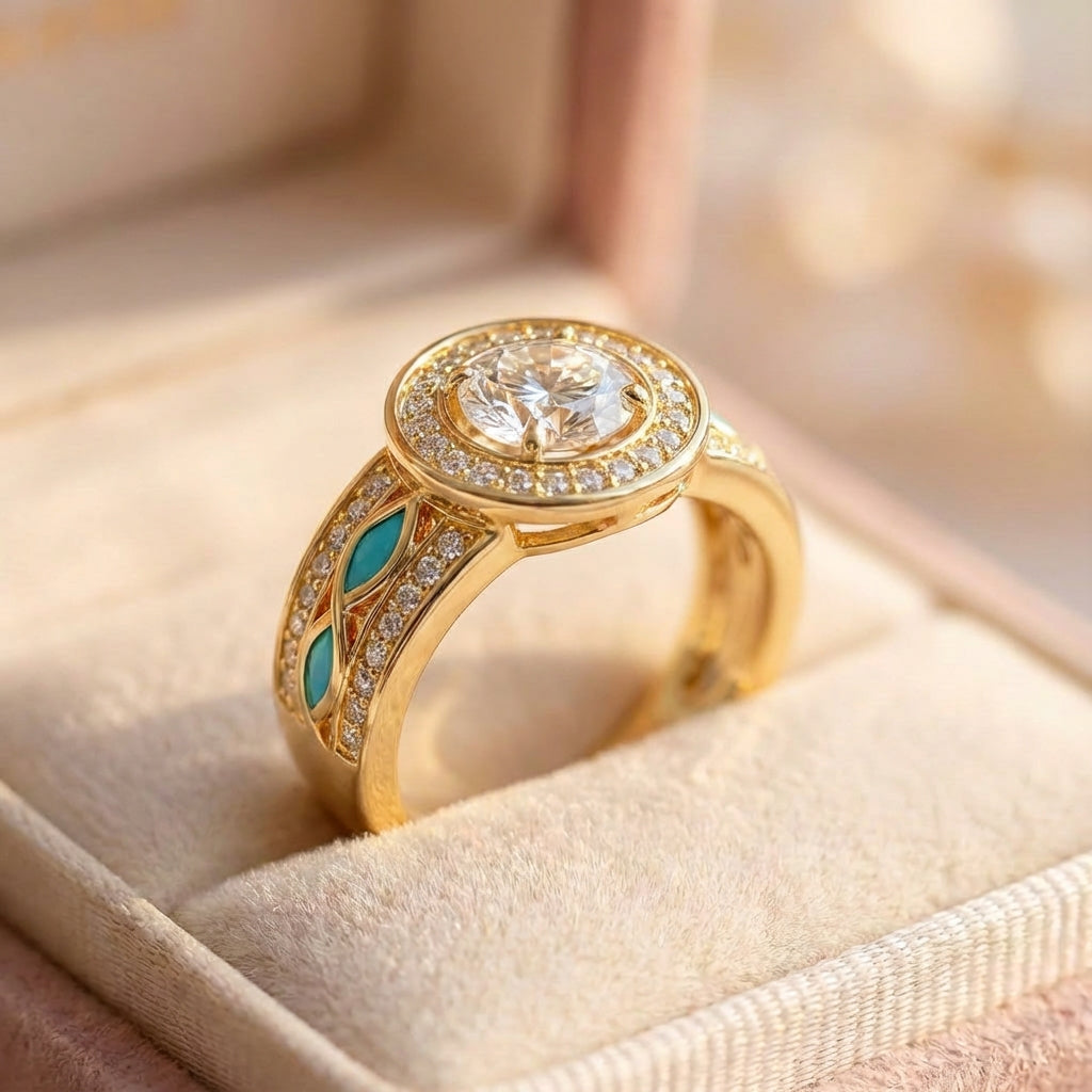 Vintage Gold Diamond Ring