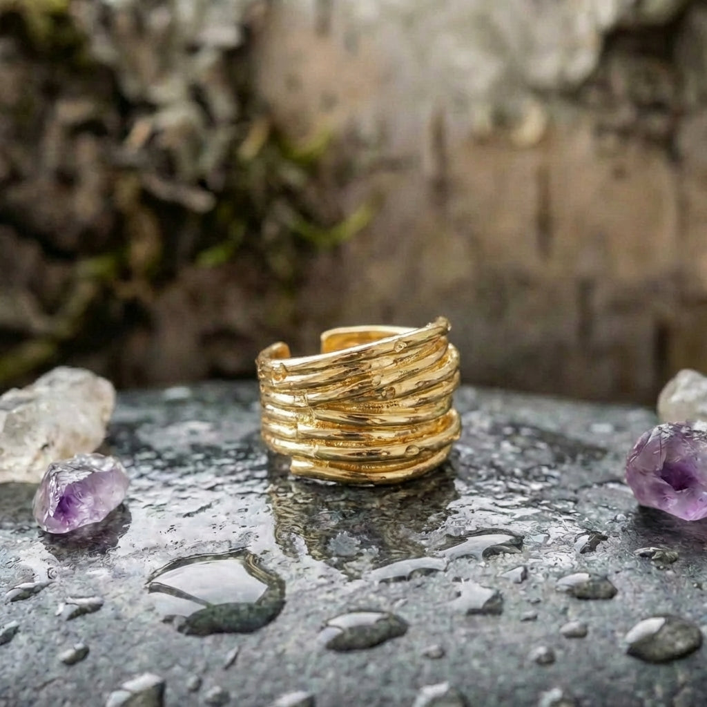Vintage Gold Wrap Ring