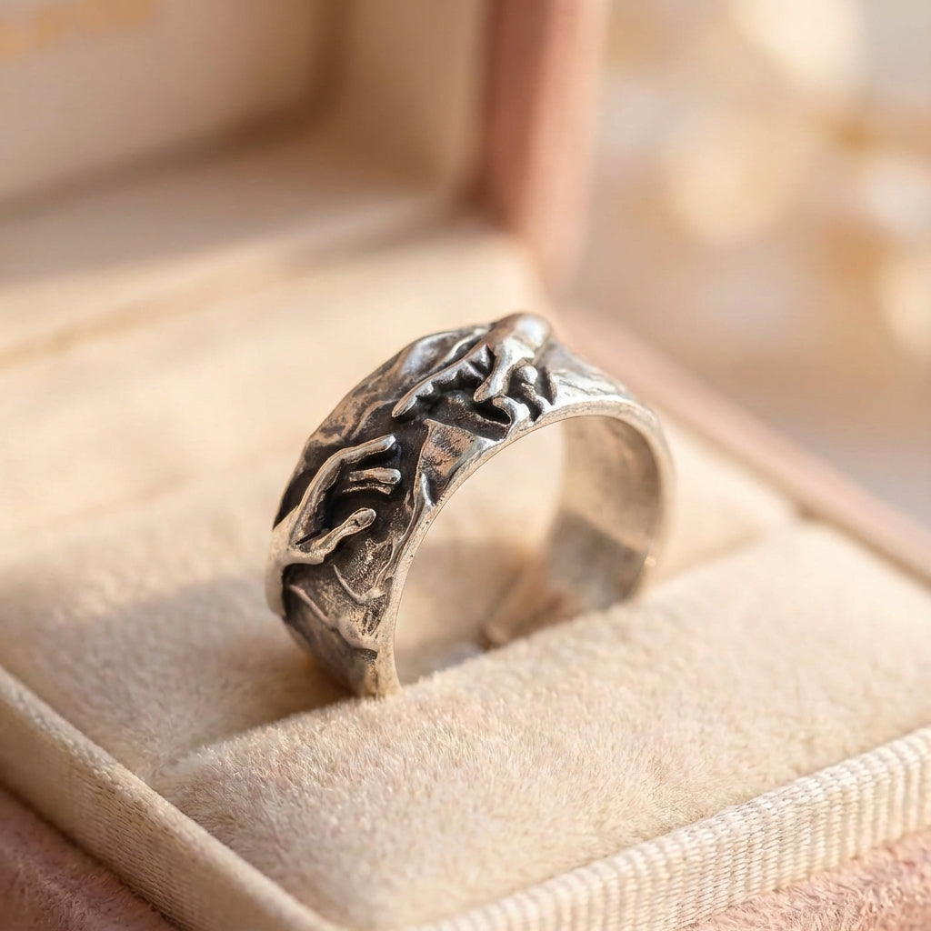 Vintage Hand Of God Ring