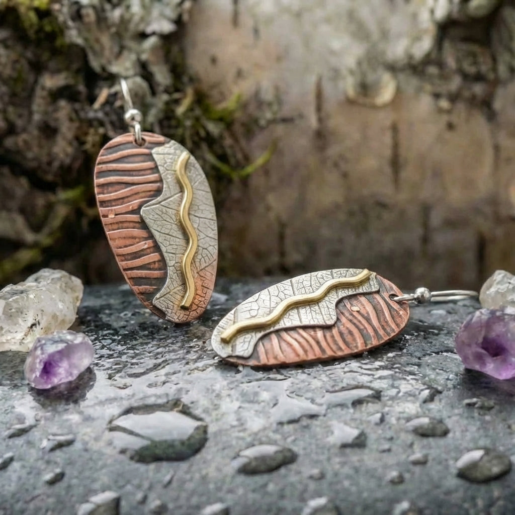 Vintage Leaf Drop Earrings