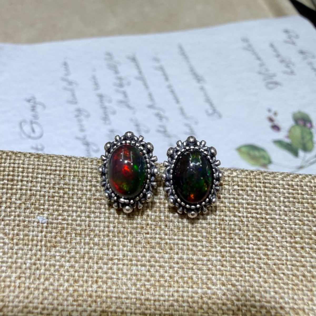 Vintage Opal Earrings