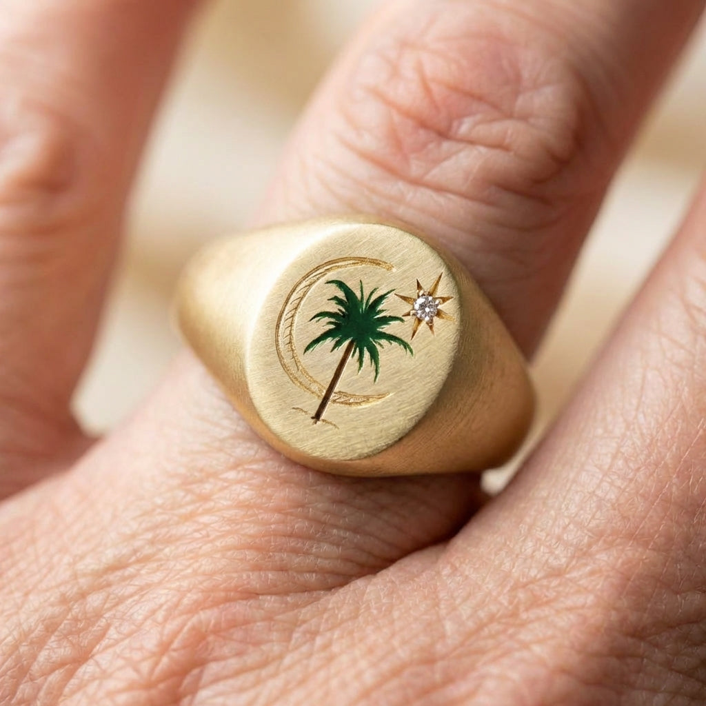 Palm Signet Ring
