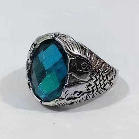 Vintage Teal Stone Ring