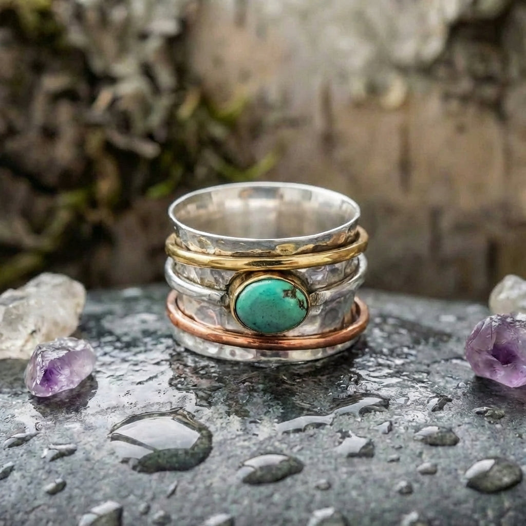 Vintage Turquoise Statement Ring