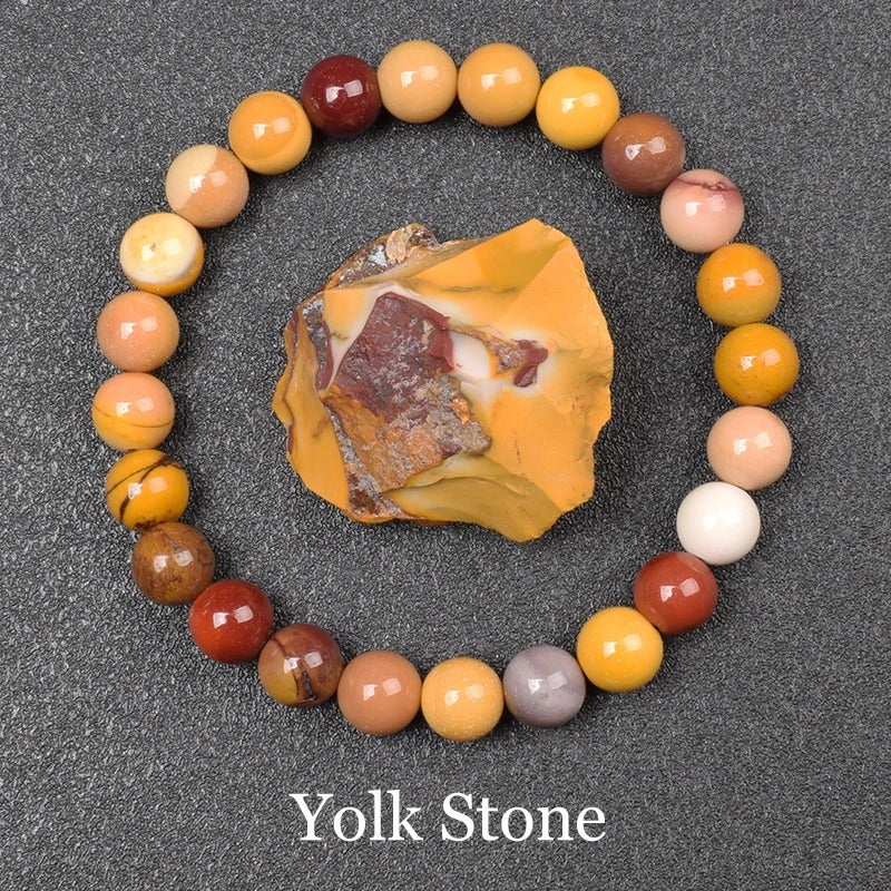 Vintage Yolk Stone Bracelet