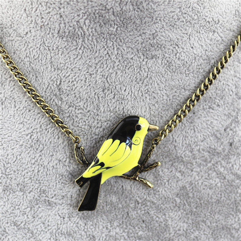 Whimsical Bird Necklace