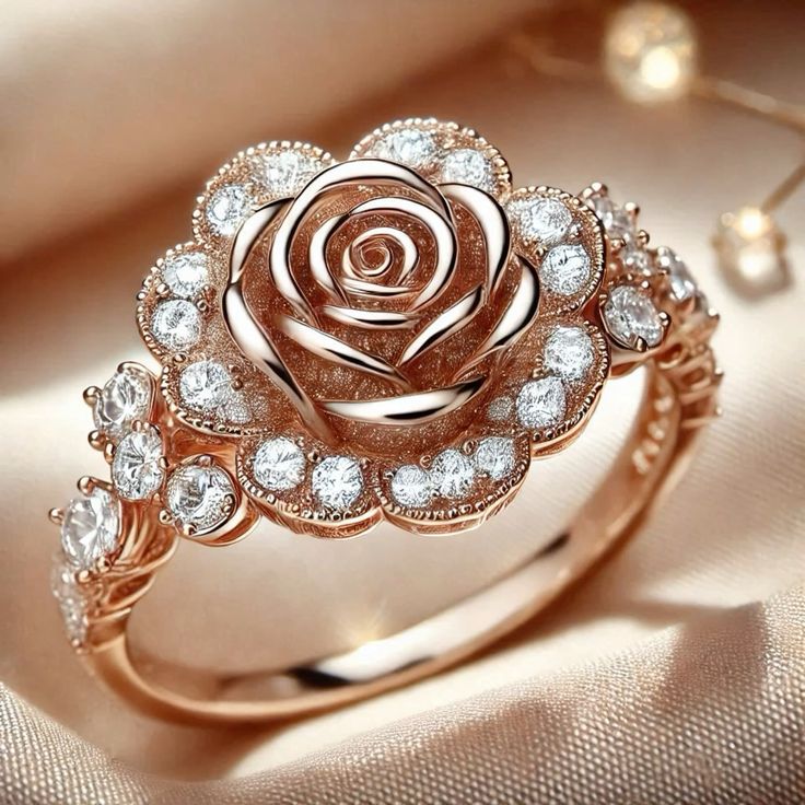 Rose Garden Pavé Ring