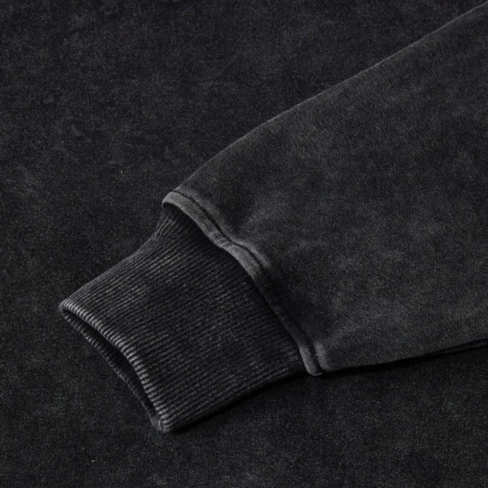 LD | Denim pullover hoodie