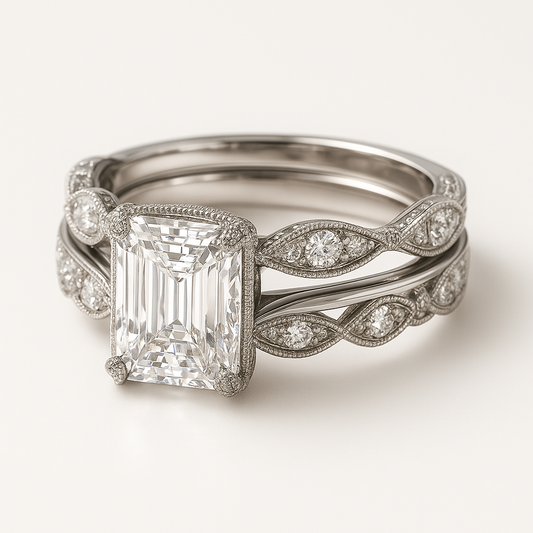 Vintage Silver Bright Layer Ring