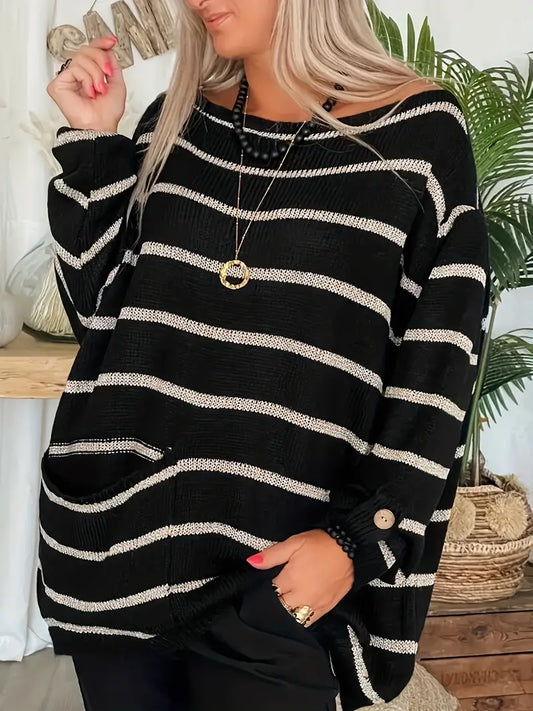 LD Gestreepte trui voor dames