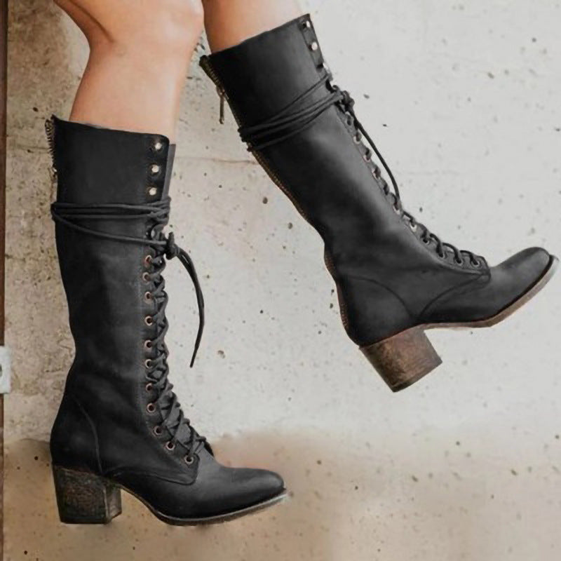 Vintage Inspired Orthopedic Boots