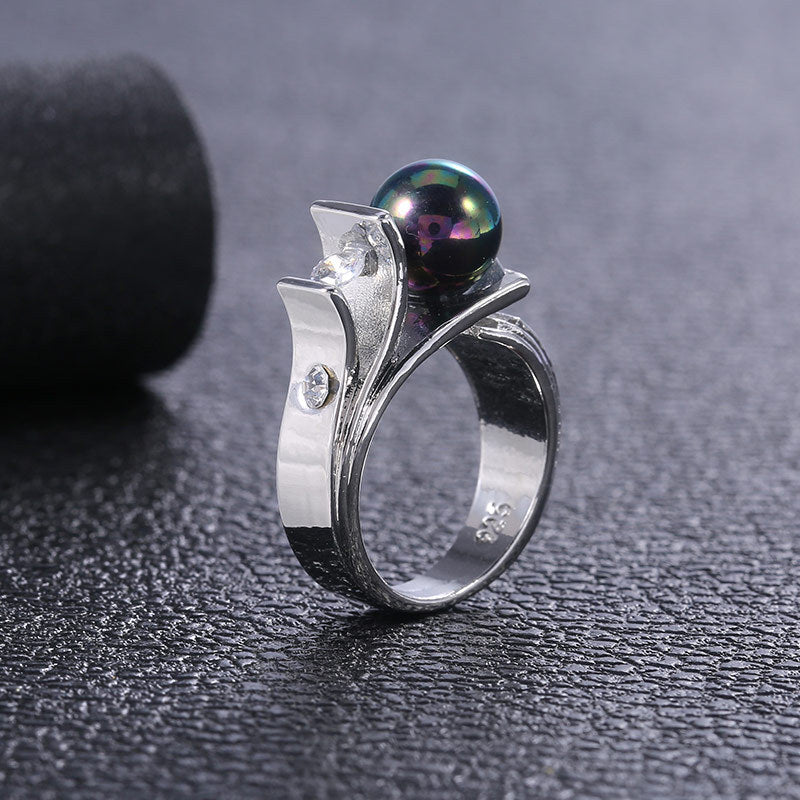 Handgemaakte vintage Parel Ring