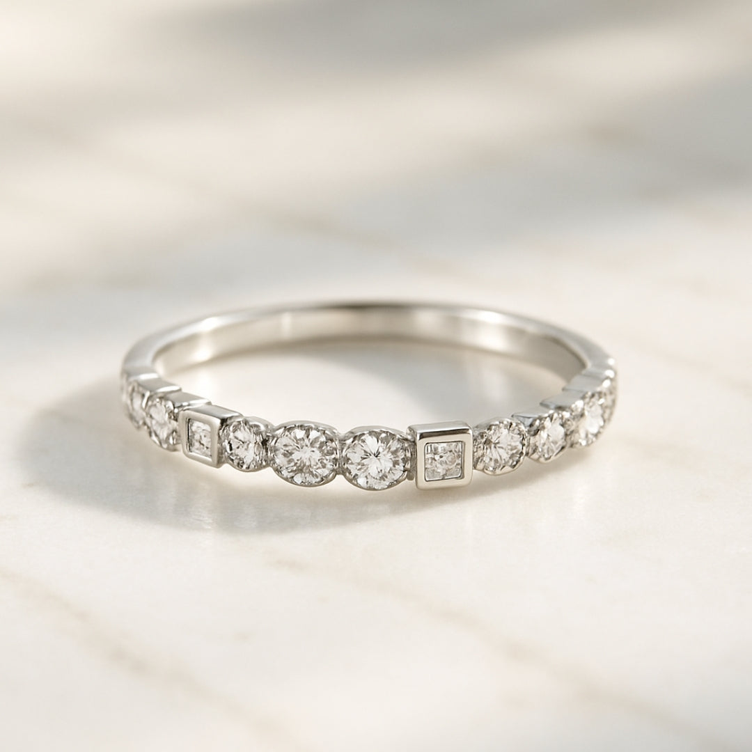 Diamond Constellation Sterling Silver Ring