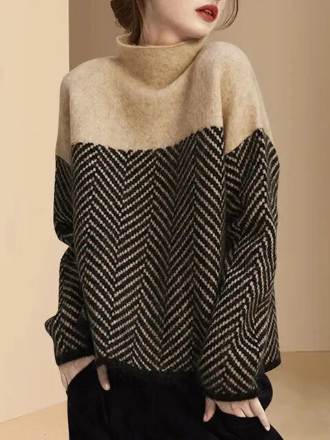 Vintage Inspired Sweater with a Contemporary Edge