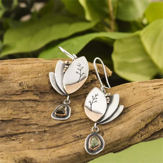 Silver Leaf Earrings