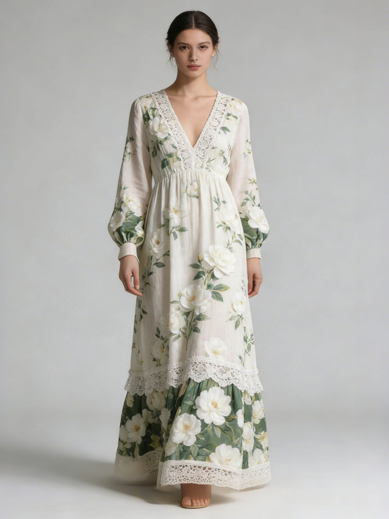 A Vintage Style Dress with Delicate Timeless Details
