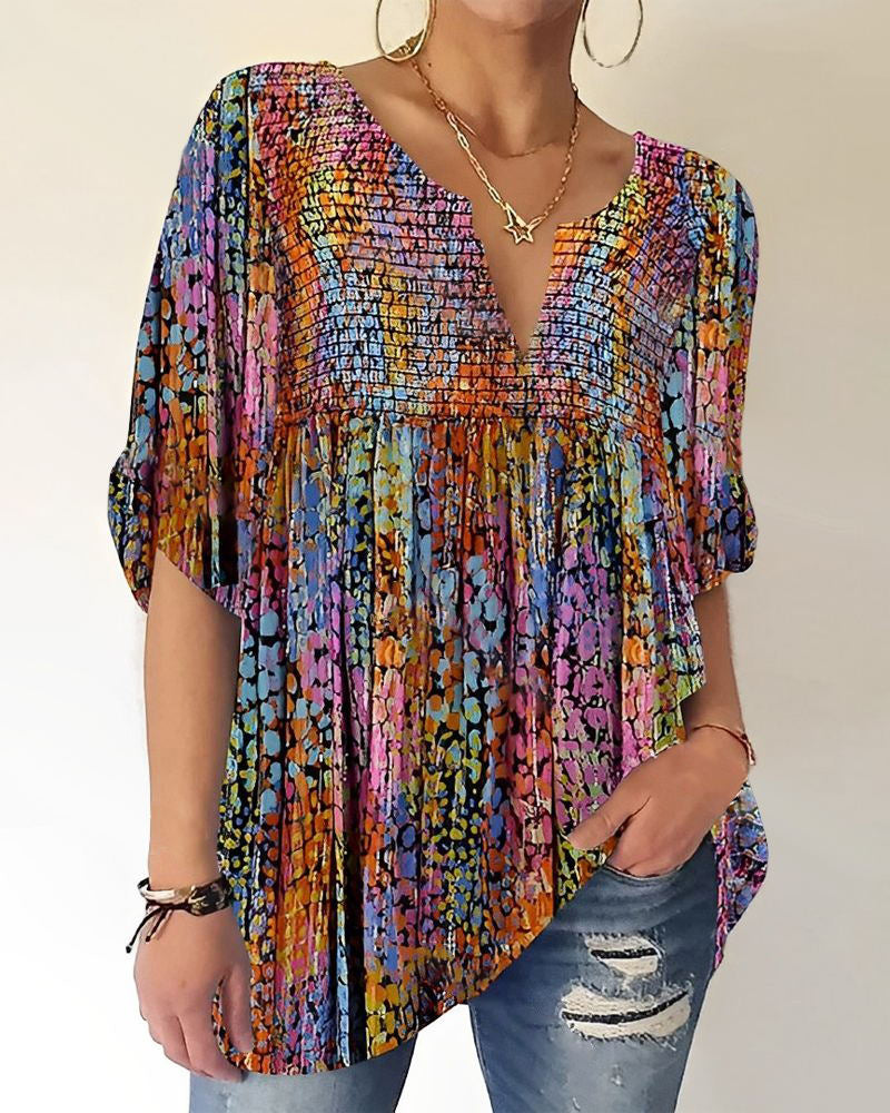 LD | Blouse met V-hals