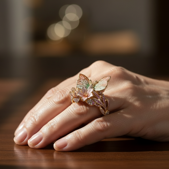 Romantische Gouden Ring voor speciale momenten