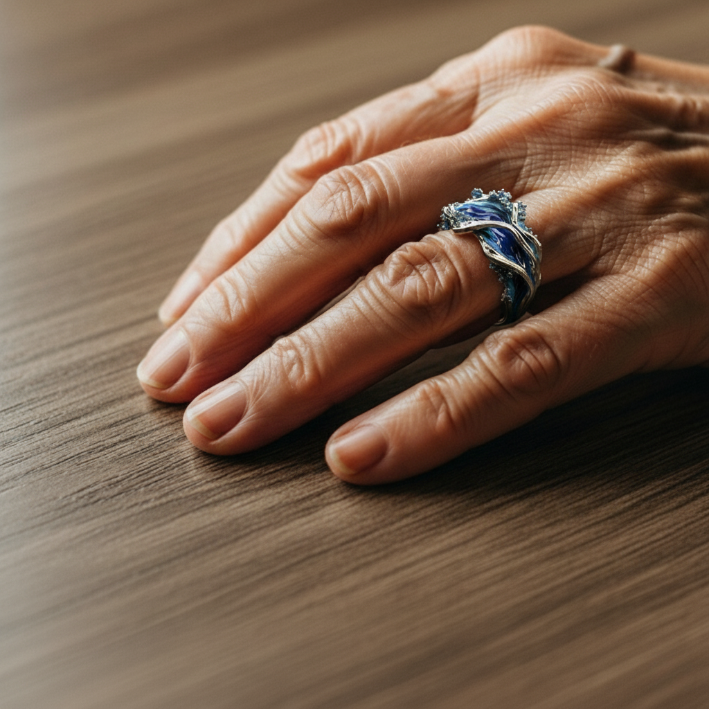 Delicaat ambachtelijke Gouden Ring