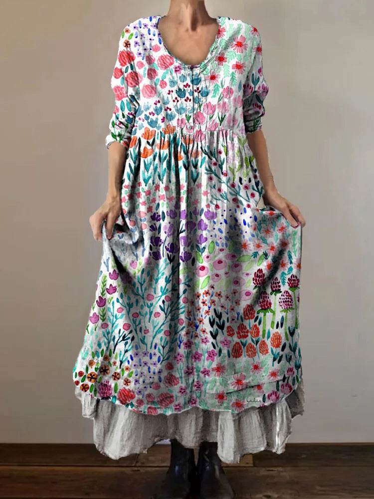 Classic Vintage Dress with a Flattering Fit