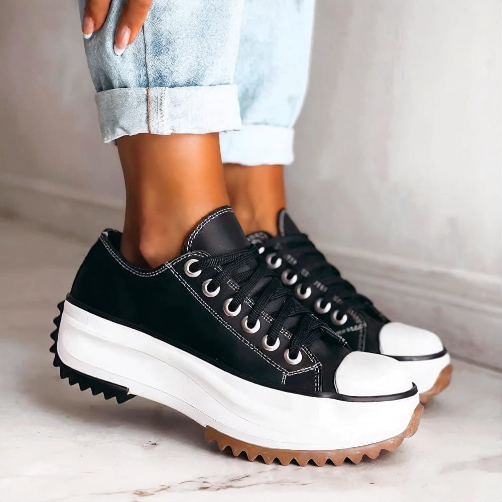 LD | Trendy, grove platform sneakers