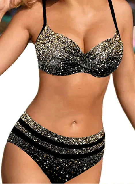 LD | Tweedelige bikini met print