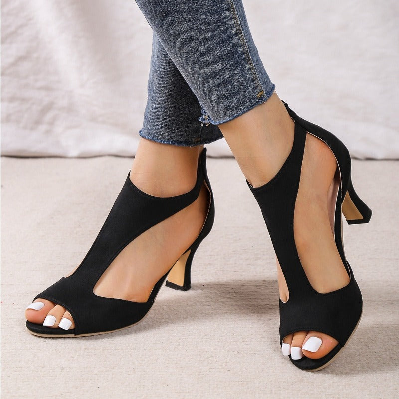 LD | Peep toe hakken