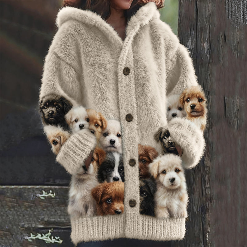 Classic Vintage Cardigan with a Flattering Fit