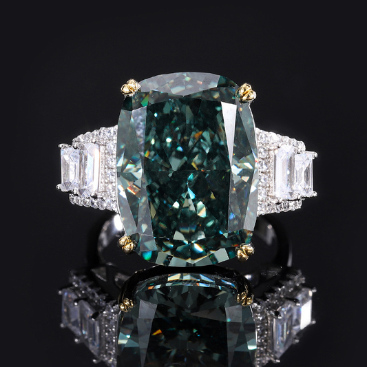 Vintage Cosmic Crystal Ring In Sterling Silver