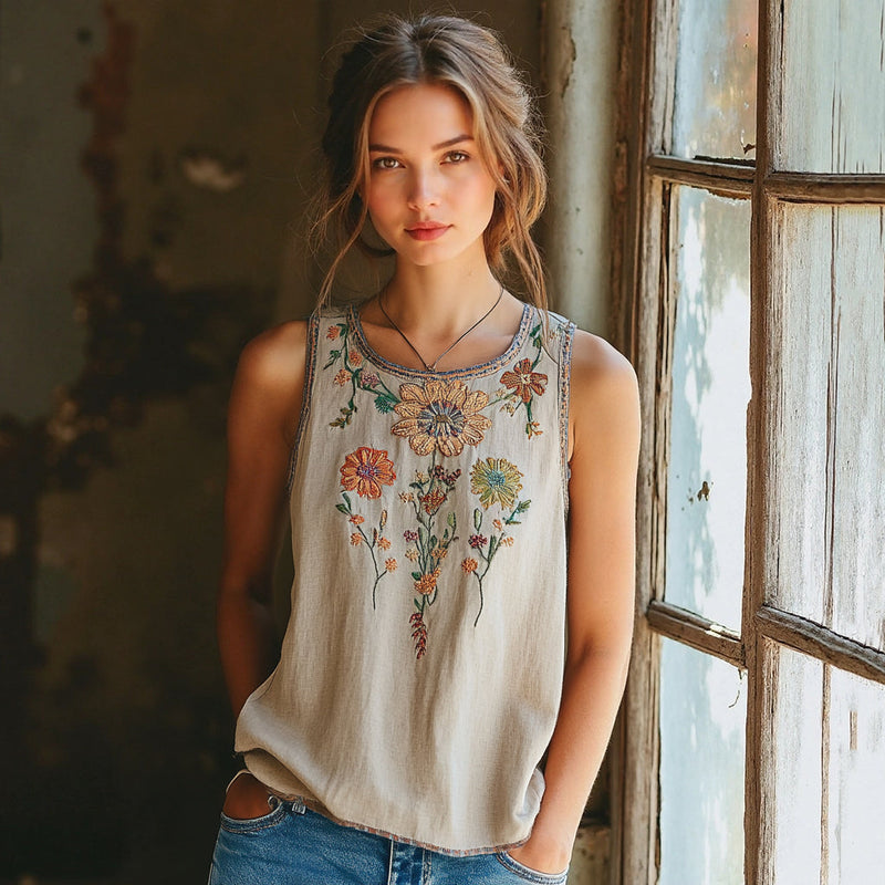 Subtly Elegant Top with a Refined Vintage Look