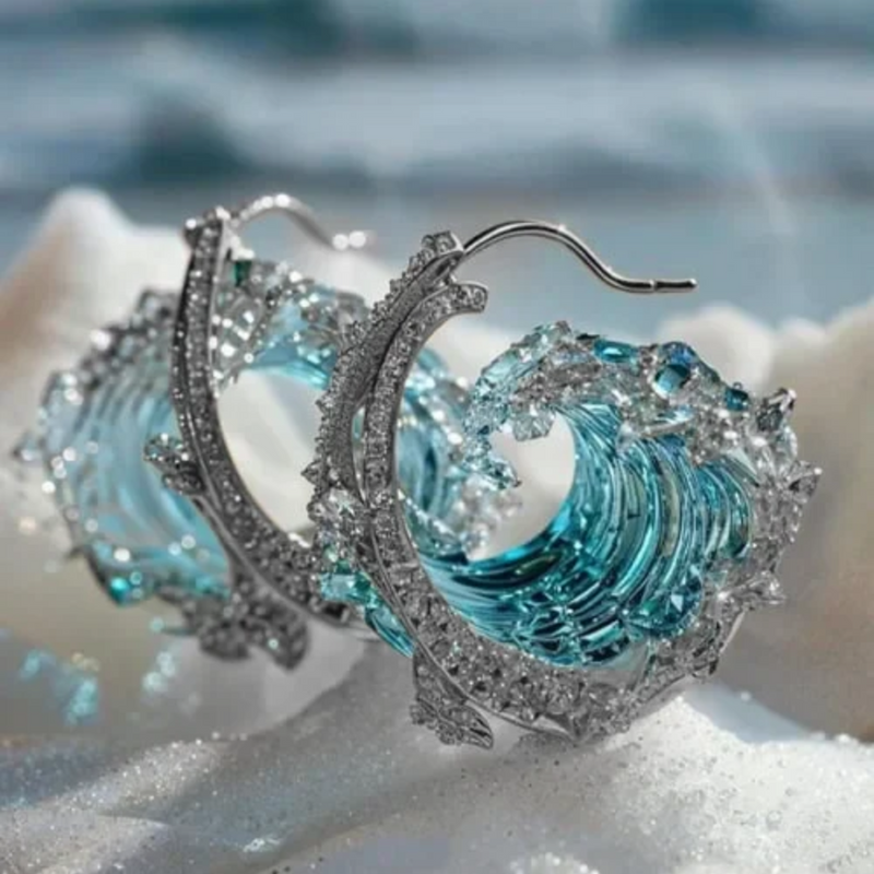 Ocean's Oath Earrings | Sustainable Ocean-Inspired Jewelry