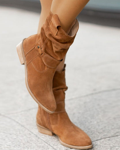 LD | Halfhoge laarzen met riempje