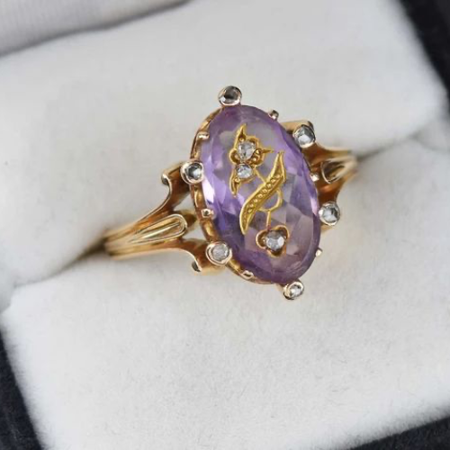 Amethyst Heirloom Ring