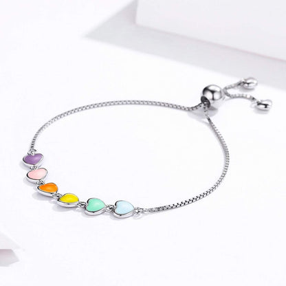 Sterling Silver Paw Print Bracelet ��� Adjustable Fit