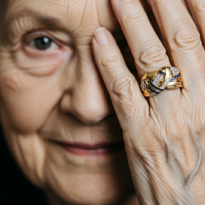 Delicaat ambachtelijke Gouden Ring