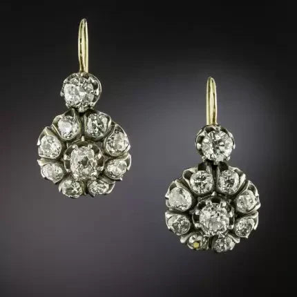 Zirconia Mandala Earrings