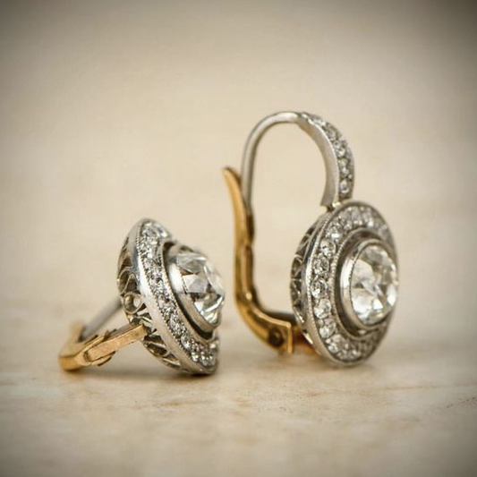 Silver Earrings With Zirconia
