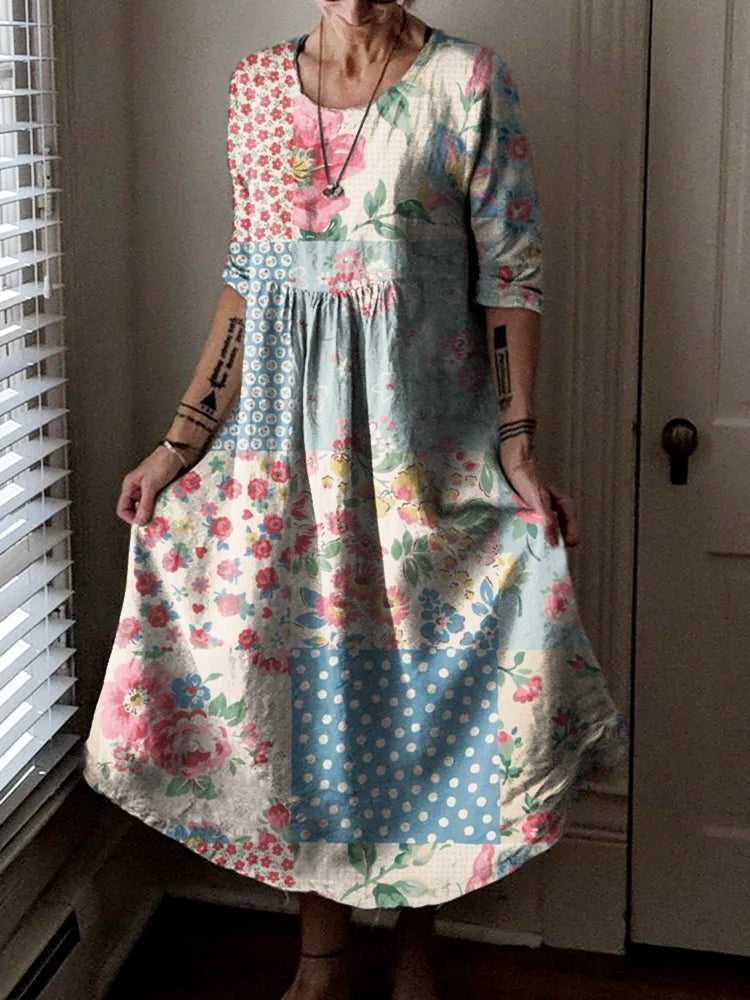 Classic Vintage Dress with a Flattering Fit