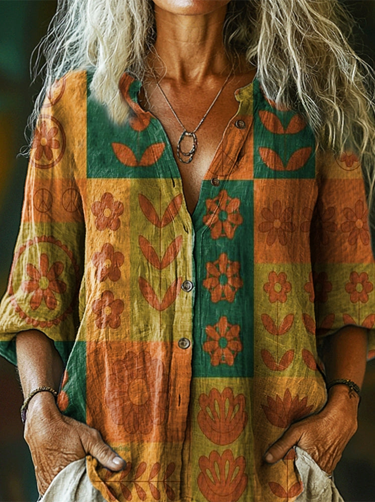 A Vintage Style Shirt with Delicate Timeless Details