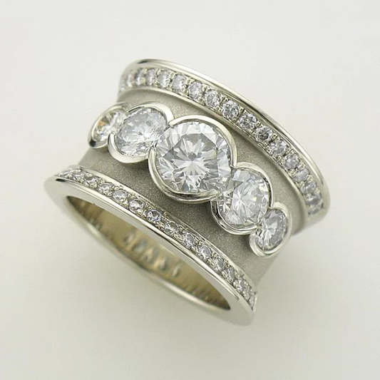 Classic Orbit Pavé Ring