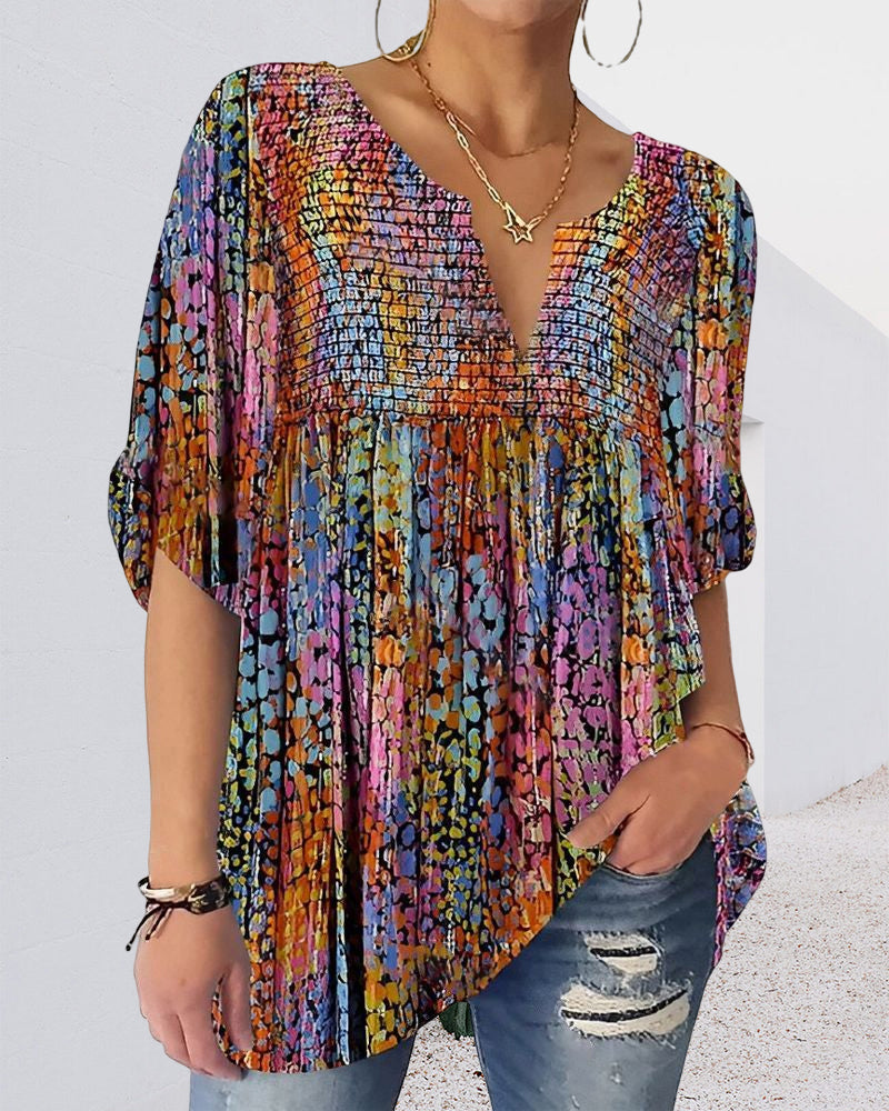 LD | Blouse met V-hals