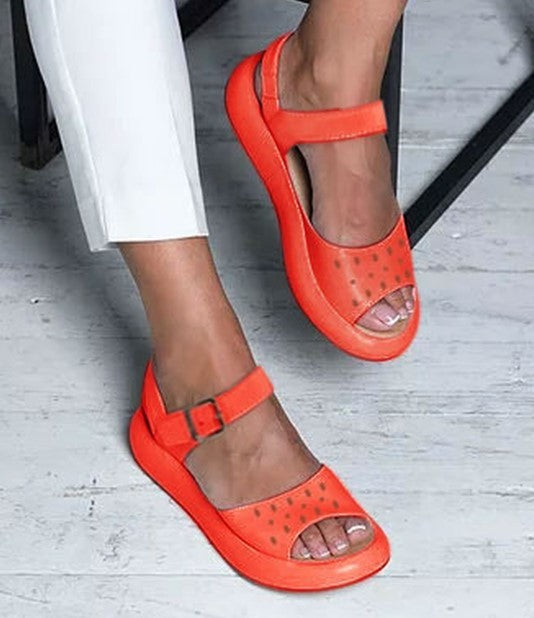 LD | Open sandalen met verstelbare riem