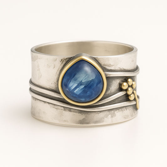 Bohemian Gemstone Meditation Ring