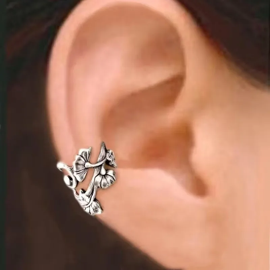 Small Flower Clip Earrings