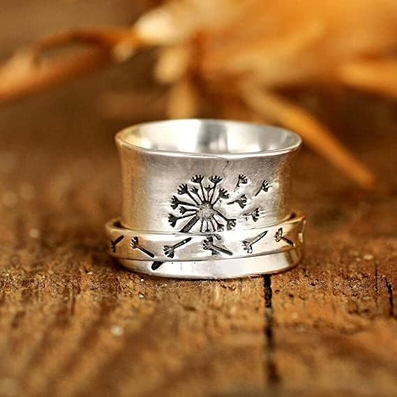 Vintage Silver Flower Ring
