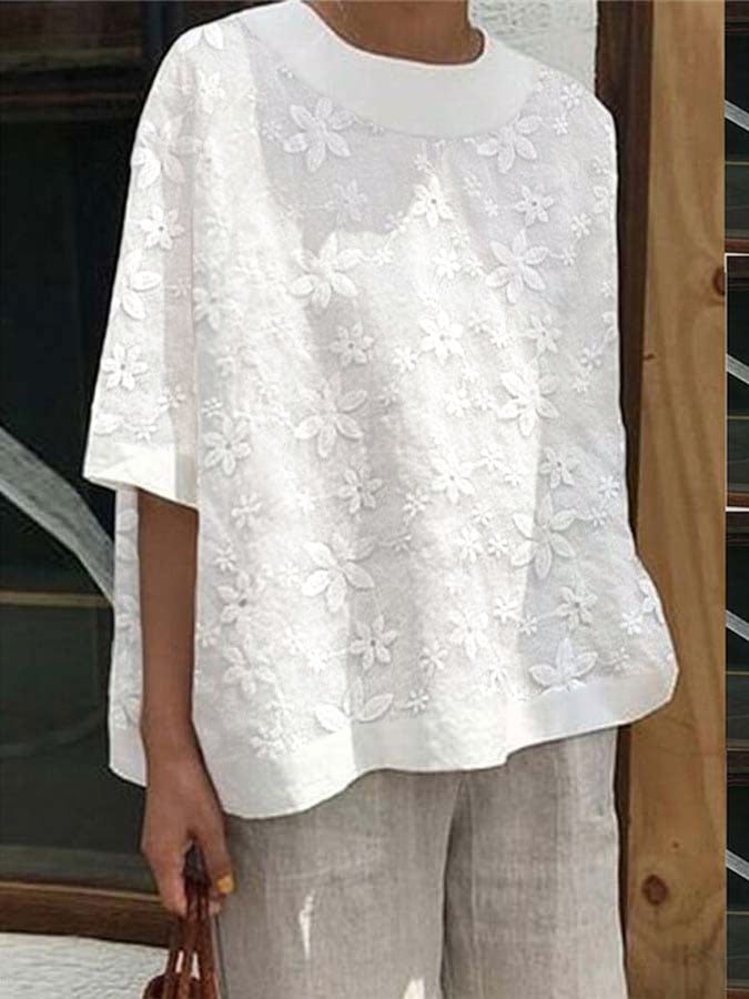 Casually Elegant Top with a Refined Edge