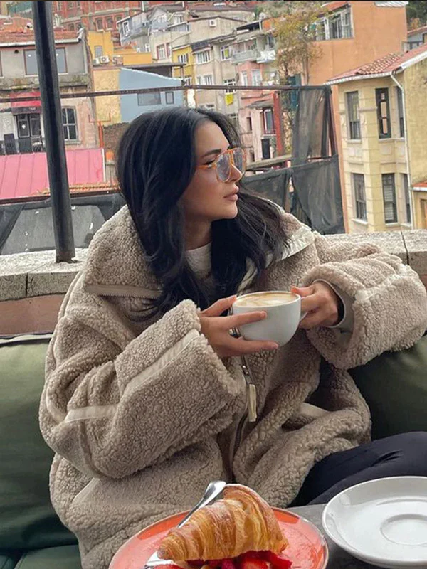 LD Jacket met ritssluiting en opstaande kraag