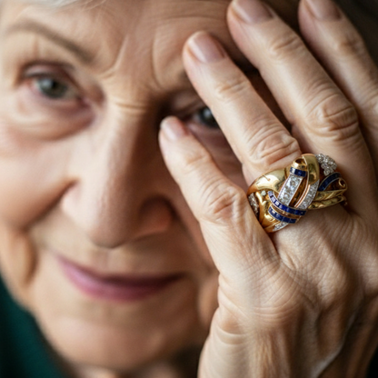 Delicaat ambachtelijke Gouden Ring