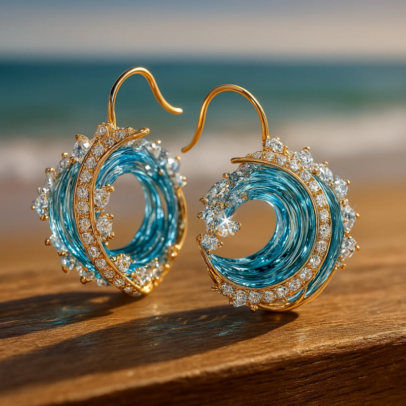 Ocean's Oath Earrings | Sustainable Ocean-Inspired Jewelry