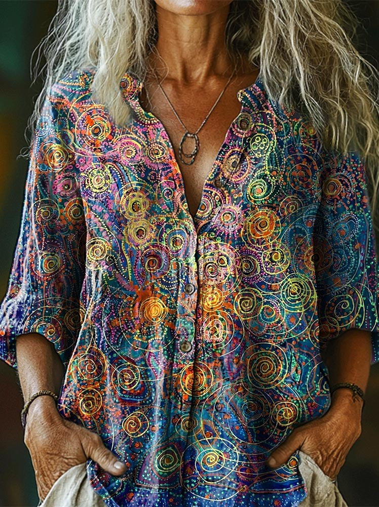 A Vintage Style Shirt with Delicate Timeless Details